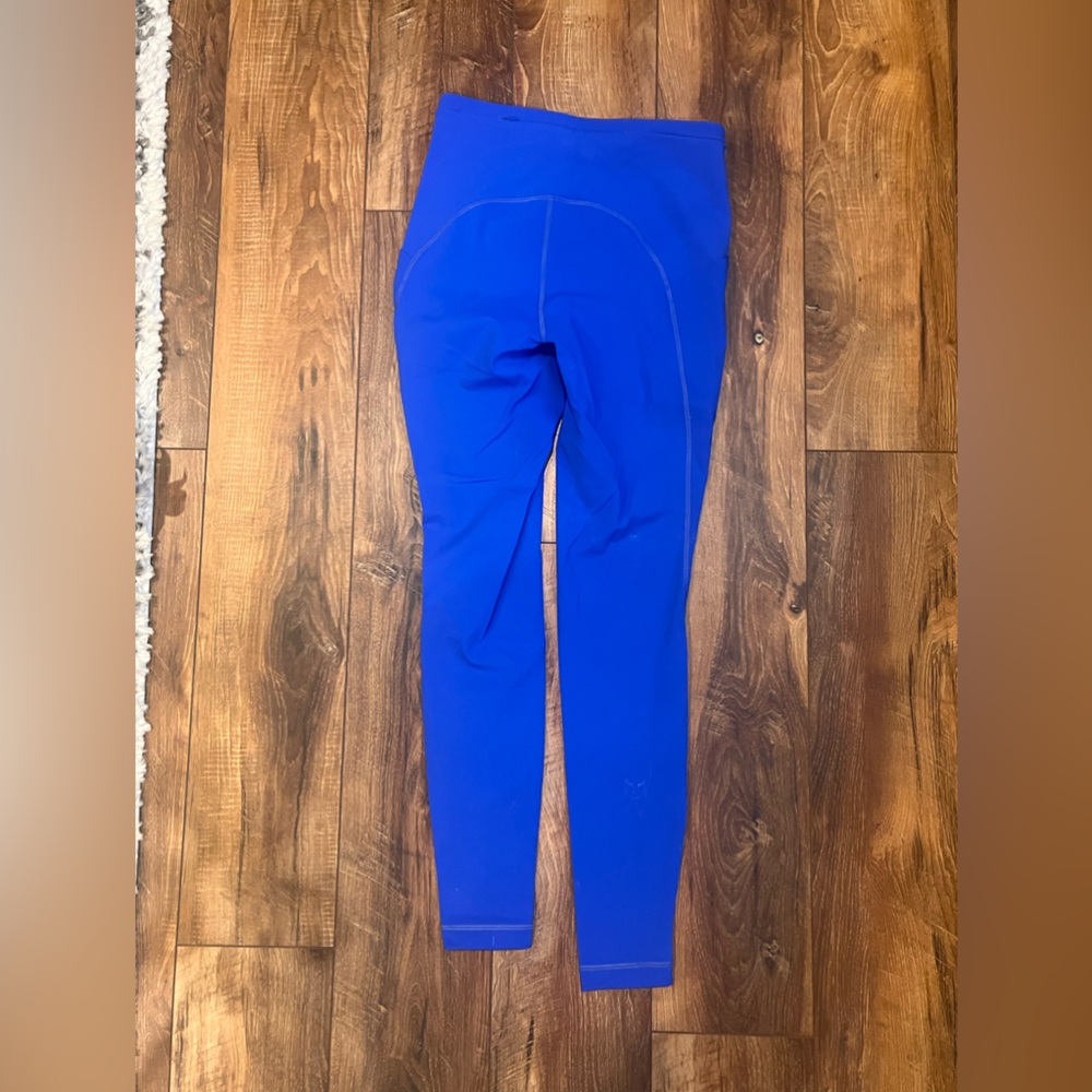 Lululemon Leggings swift speed high rise tight bright cerulean blue size 6 28”